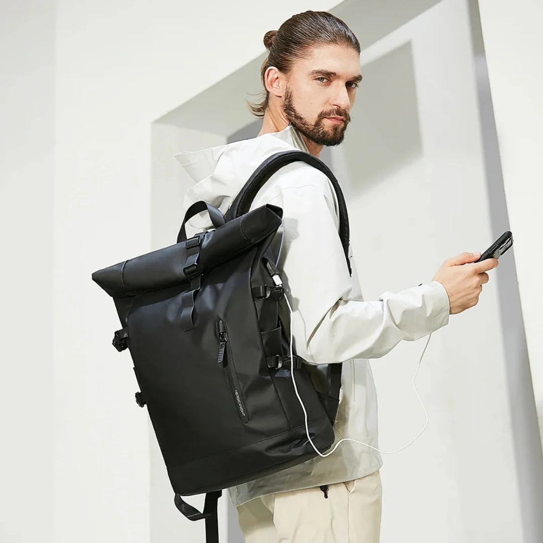 Henner Knight Premium Roll-up Rucksack - Image 11