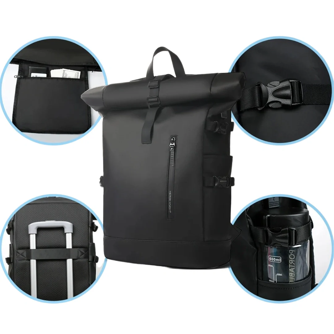 Henner Knight Premium Roll-up Rucksack - Image 7