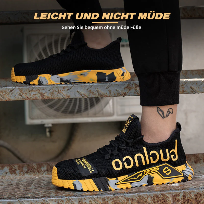 Henner S1P Sommer-Graffiti atmungsaktive Sicherheitsschuhe - Image 8