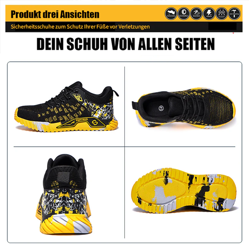 Henner Graffiti - Pannensichere Sommer Sicherheitsschuhe - Image 14